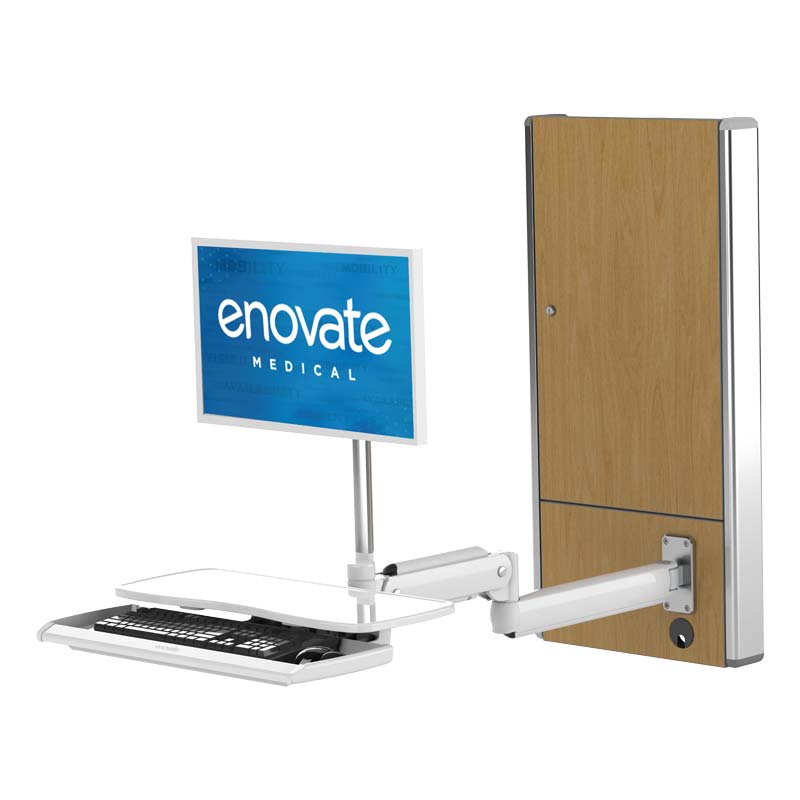 Enovate e130 Wall Arm with Ext. Arm and eDesk