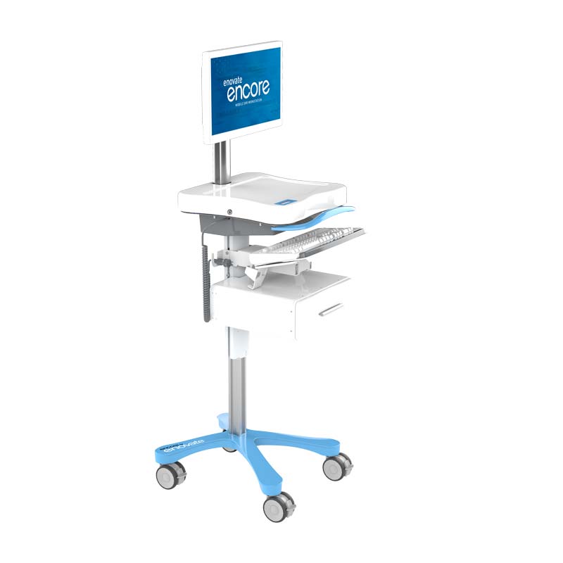 Enovate Encore LCD Cart with Non-Lock Drawer