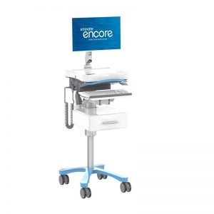 Slimline Medical Storage Cart with Drawers