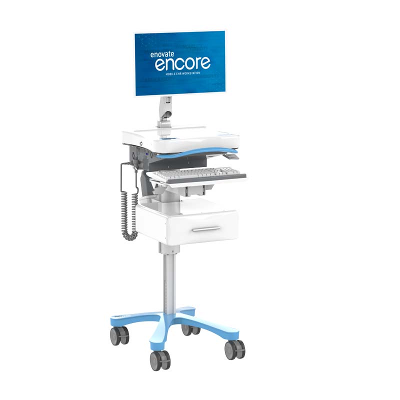 Enovate Encore EcoFlex Cart with Mobius Power Plus, SightLine & Elec Lock Drawer